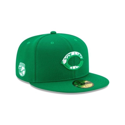 Sapca New Era Cincinnati Reds MLB St Patricks Day 59FIFTY Fitted - Verzi